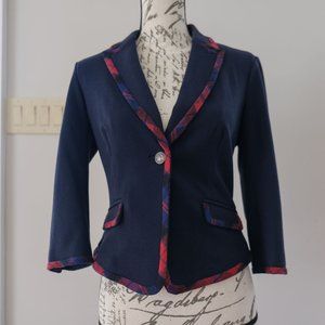 NWT Gibson Navy Blue Soft Knit Blazer